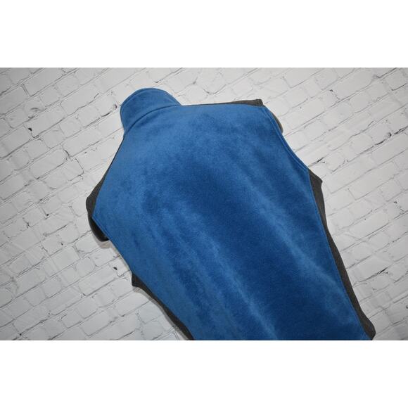 Columbia Fleece Jacket Vest Mens Size XL Camping Hiking Blue Polyester Full Zip - Picture 5 of 7